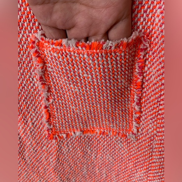 Rebecca TAYLOR NEON TWEED SHIFT DRESS SIZE 2😍 - Picture 4 of 7